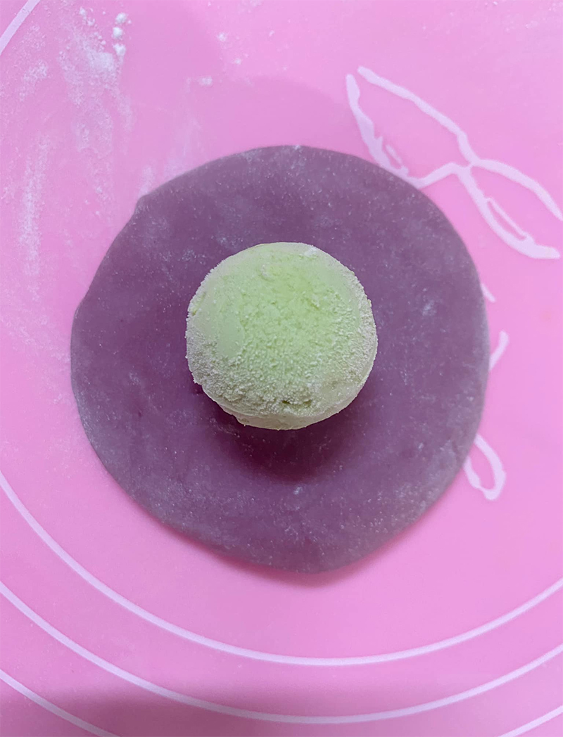 Bánh mochi nhân kem