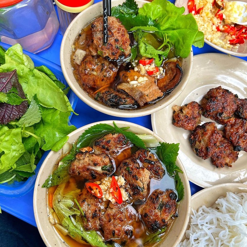 Bún chả Hà Nội ở đâu