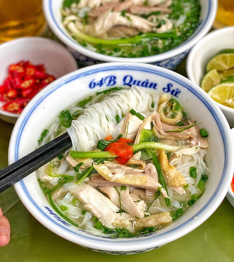 Quán phở gà ngon Hà Nội